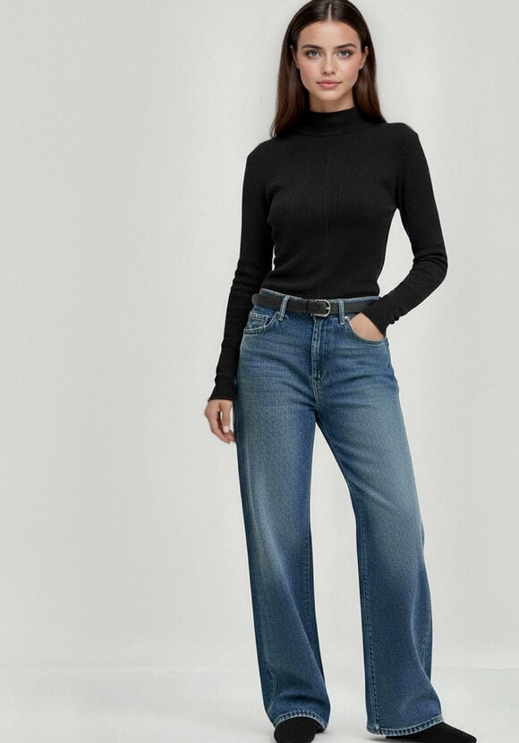 Джемпер с цельнокроеной стойкой шир.  580, рис. 6