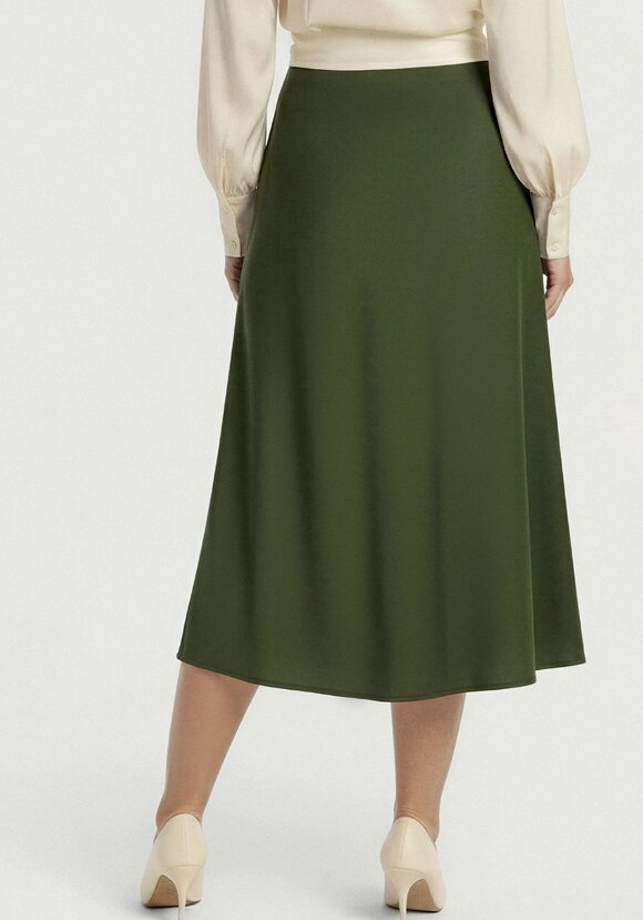 Юбка шелковая на резинке по поясу шир.  580, рис. 3