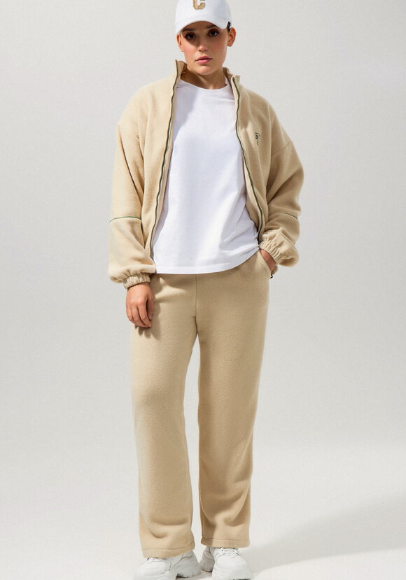 Брюки прямые из флиса шир.  580, рис. 1