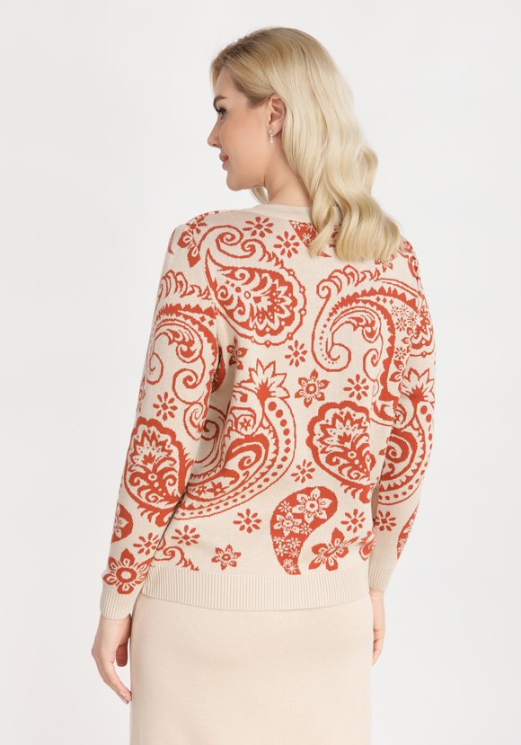 Кардиган с рисунком пейсли шир.  580, рис. 3