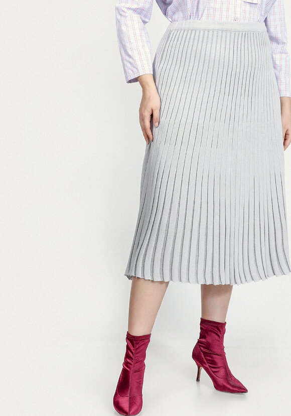 Юбка фактурная в вертикальную полоску шир.  580, рис. 20