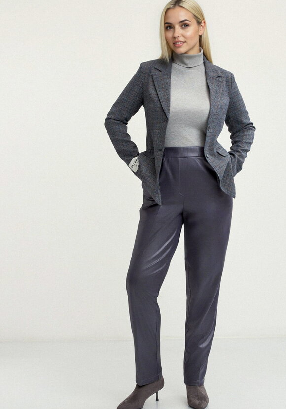 Брюки прямые с кантами по бокам шир.  580, рис. 15