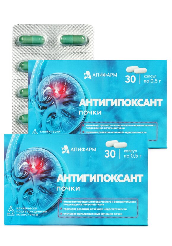 Комплекс для почек Антигипоксант, 2 шт. шир.  580, рис. 1