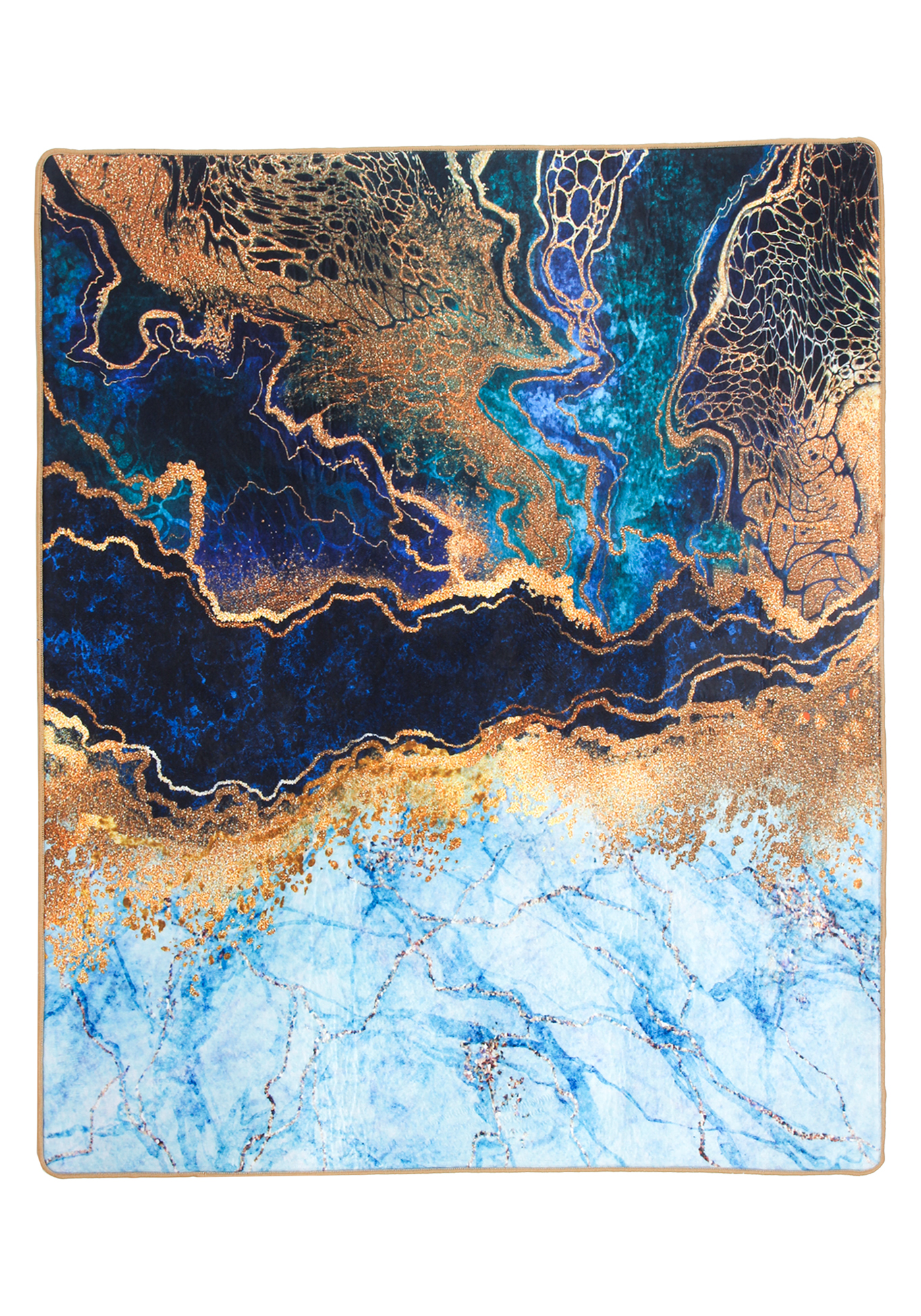 

Ковер безворсовый "Самоцветы", Синий