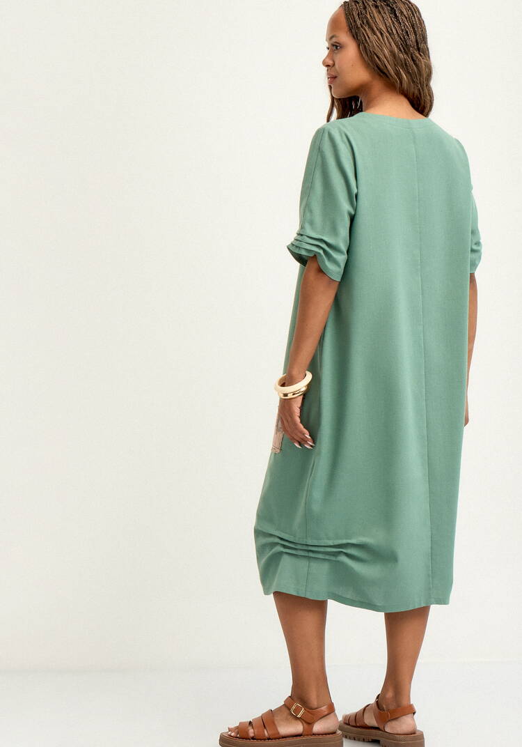 Платье изо льна свободного кроя шир.  750, рис. 3