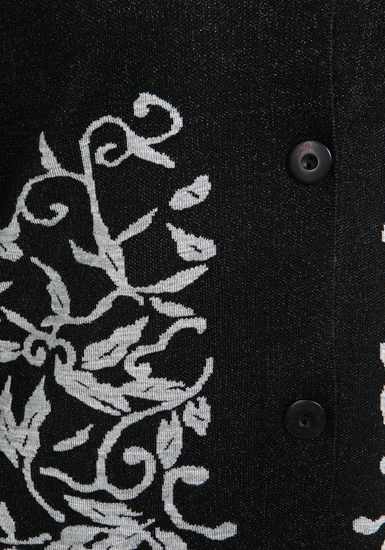 Кардиган с цветочным принтом на пуговицах шир.  750, рис. 8