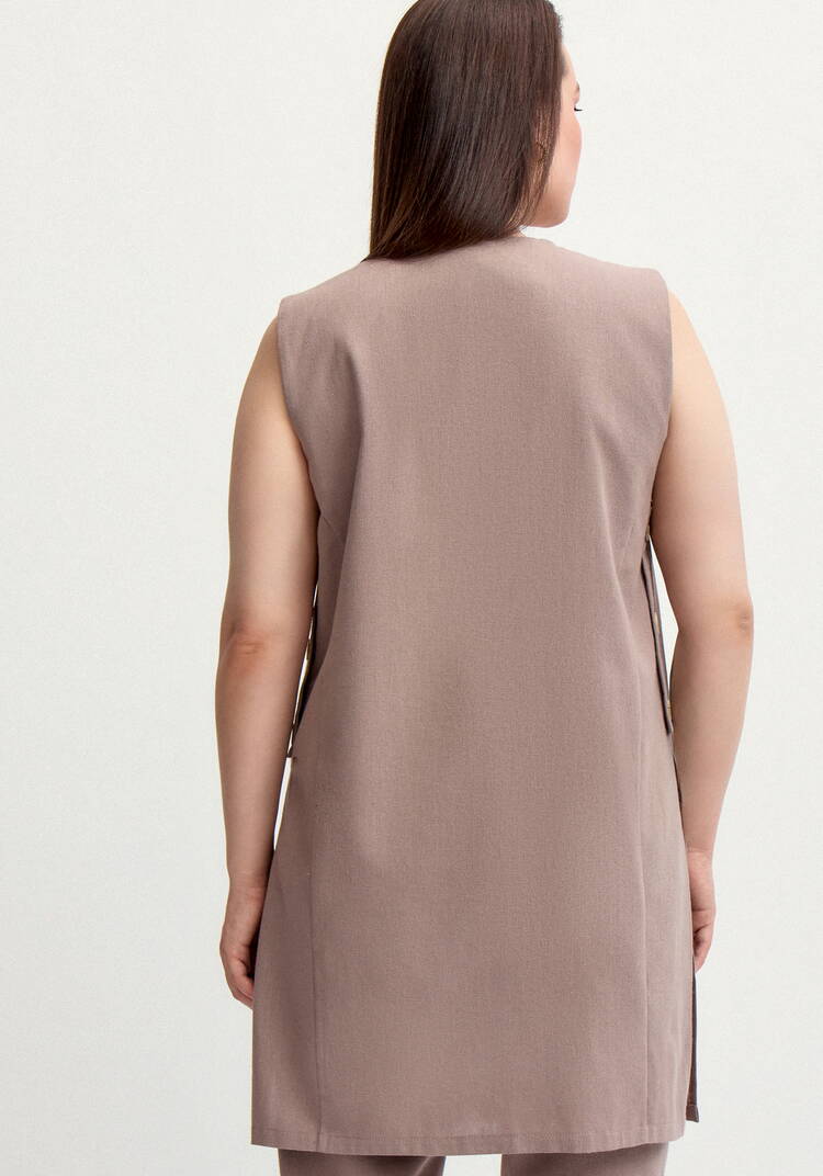 Жилет изо льна шир.  750, рис. 3