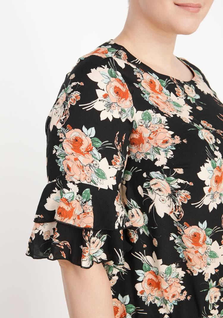 Блуза Яркие тропики шир.  750, рис. 15