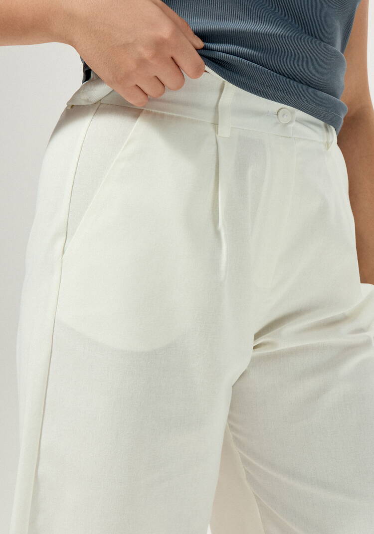 Шорты изо льна свободного кроя шир.  750, рис. 13