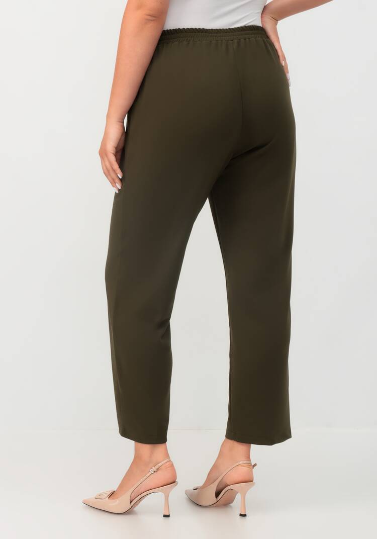 Брюки прямые на резинке по поясу шир.  750, рис. 20