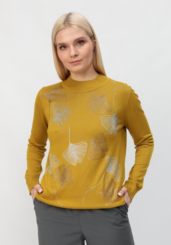 Джемпер Прекрасный цветок шир.  580, рис. 7