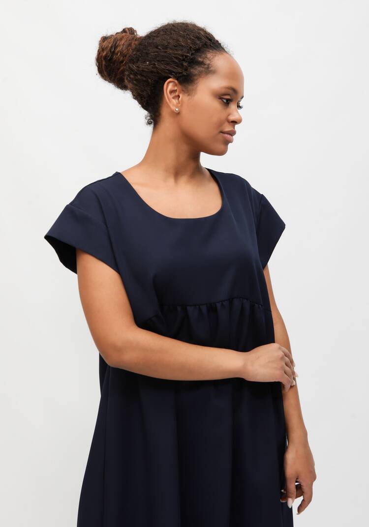 Платье с отрезной кокеткой по талии шир.  750, рис. 19