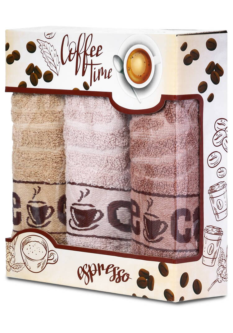 Полотенца в подарочной упаковке, 3 шт. шир.  750, рис. 2