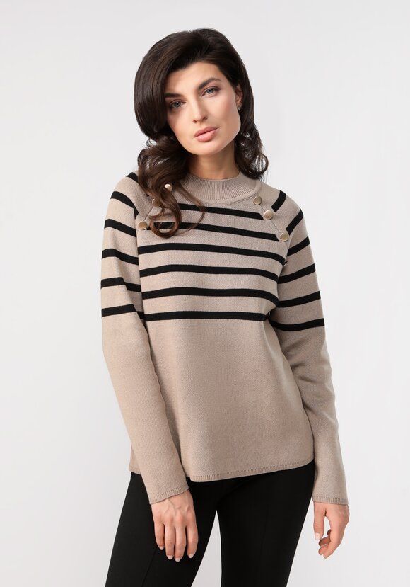 Джемпер-тельняшка в полоску шир.  580, рис. 16