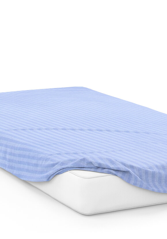 Простыня на резинке Шелковая полоса шир.  580, рис. 22