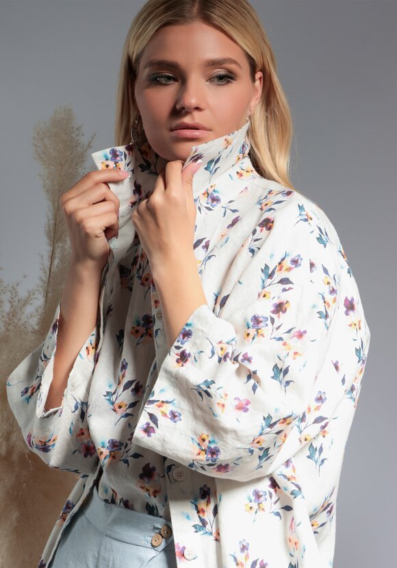 Рубашка удлиненная на поясе шир.  580, рис. 21