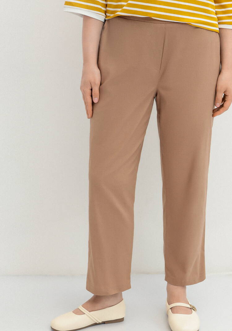 Брюки прямого кроя с поясом на резинке шир.  750, рис. 16