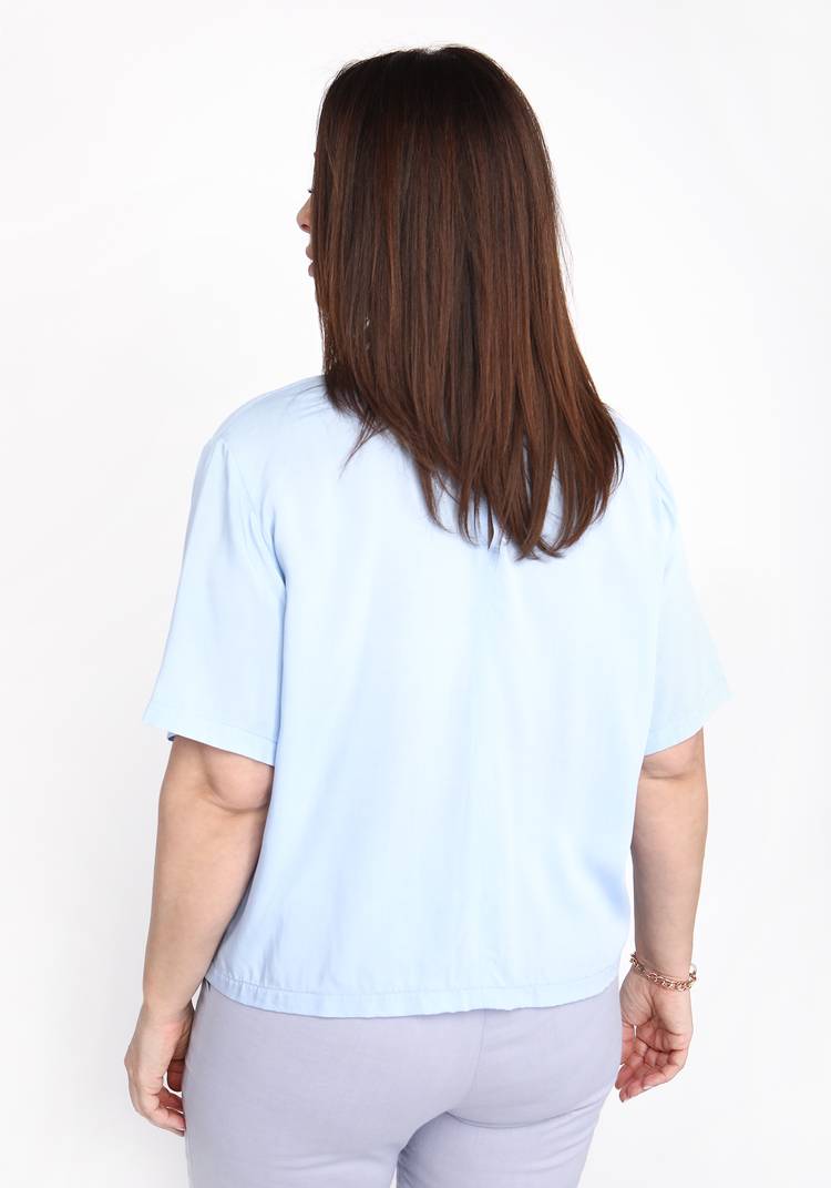 Блуза с воротничком шир.  750, рис. 13