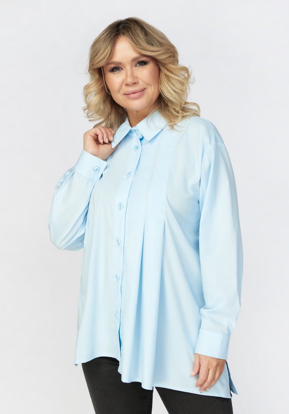 Рубашка женская свободного кроя шир.  580, рис. 1
