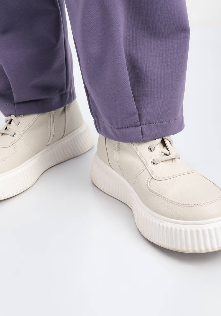 Брюки трикотажные с защипами по низу шир.  750, рис. 6