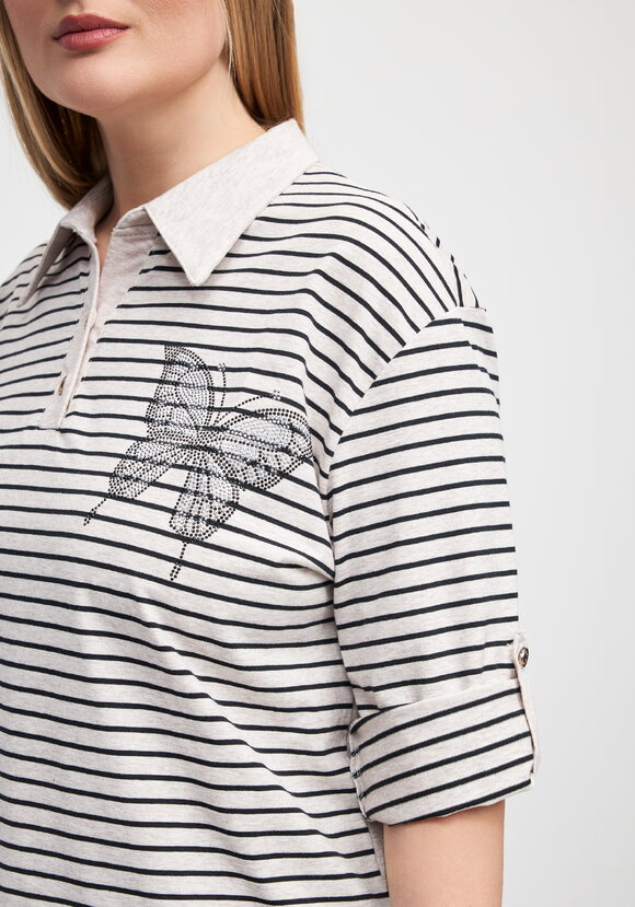 Поло с декором из страз шир.  580, рис. 5