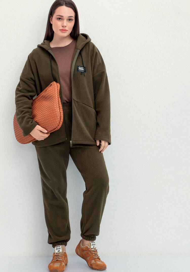 Толстовка из флиса с нашивкой на груди шир.  750, рис. 29