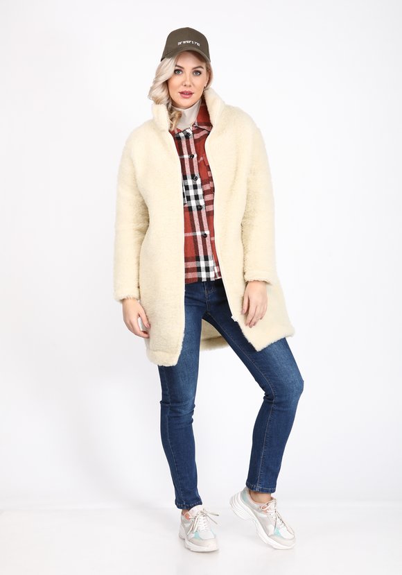 Пальто из овечьей шерсти шир.  580, рис. 17