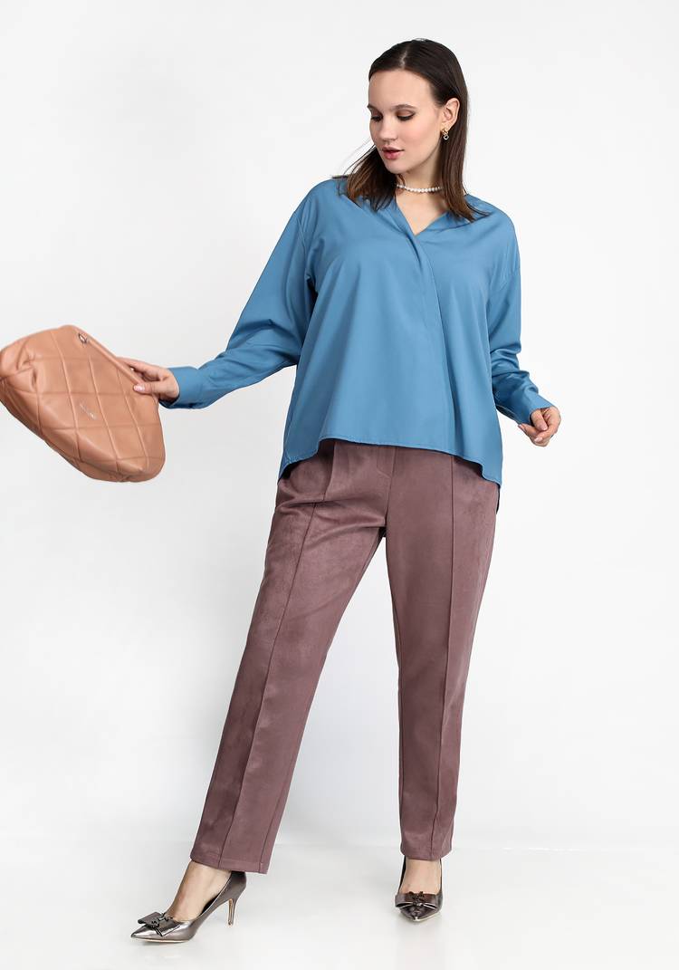 Блуза Приятная палитра шир.  750, рис. 16