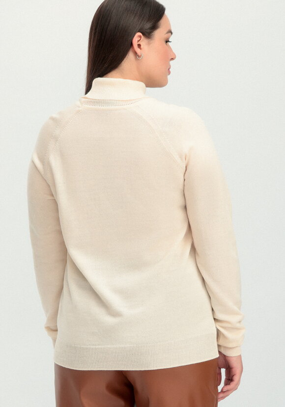 Джемпер прямого силуэта с высоким воротом шир.  580, рис. 3