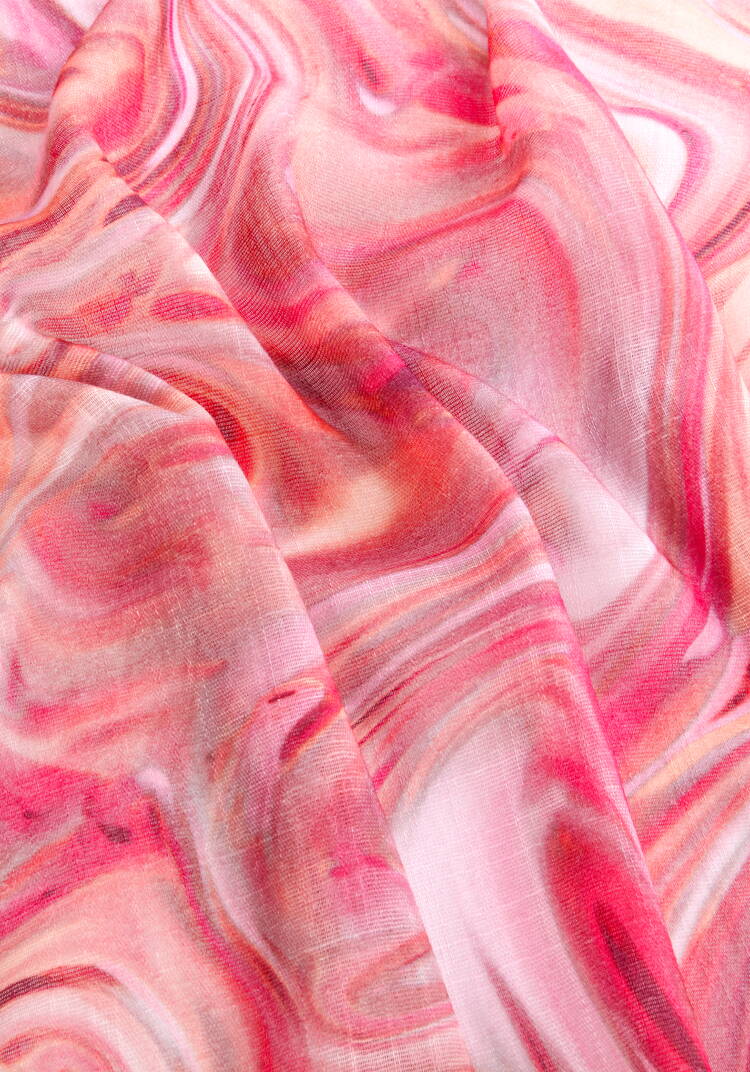 Палантин облегченный с принтом шир.  750, рис. 16