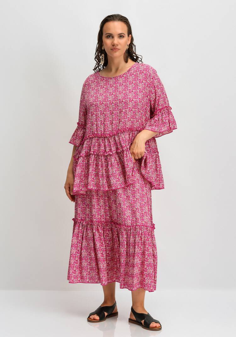 Блуза с воланом по низу и на рукавах шир.  750, рис. 7