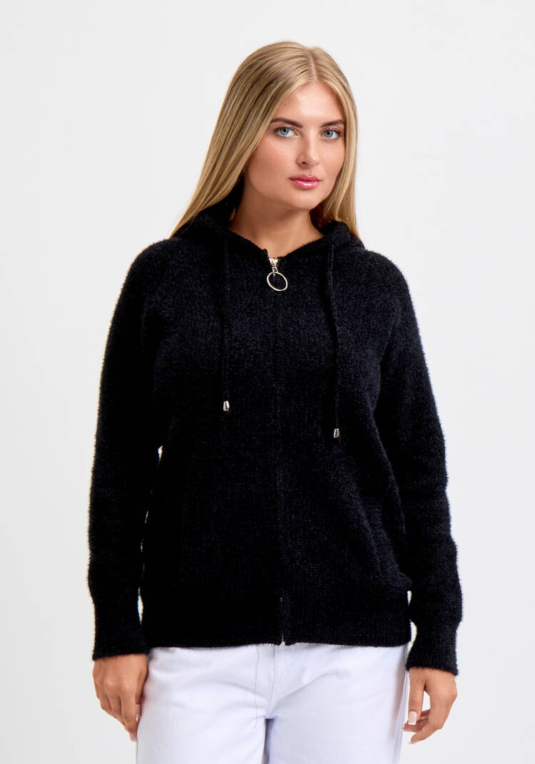 Кардиган на молнии с капюшоном Амели шир.  750, рис. 37