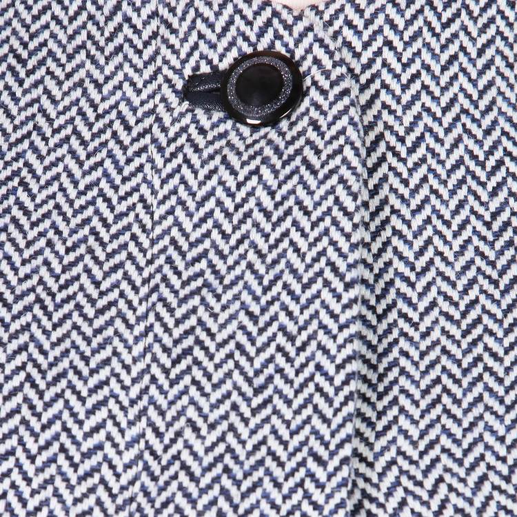 Пальто с контрастными рукавами шир.  750, рис. 7