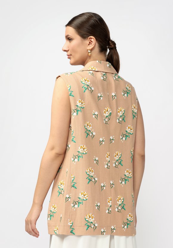 Жилет двубортный Полет шир.  580, рис. 9