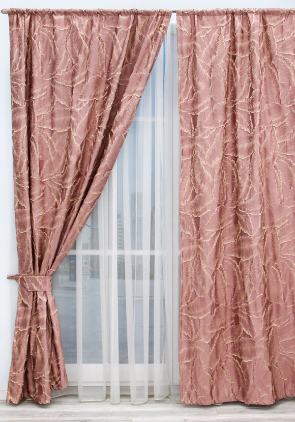 Портьера с обьемной фактурой Доминанта шир.  580, рис. 2