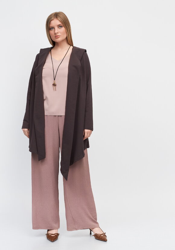 Кардиган Спортивный стиль шир.  580, рис. 3