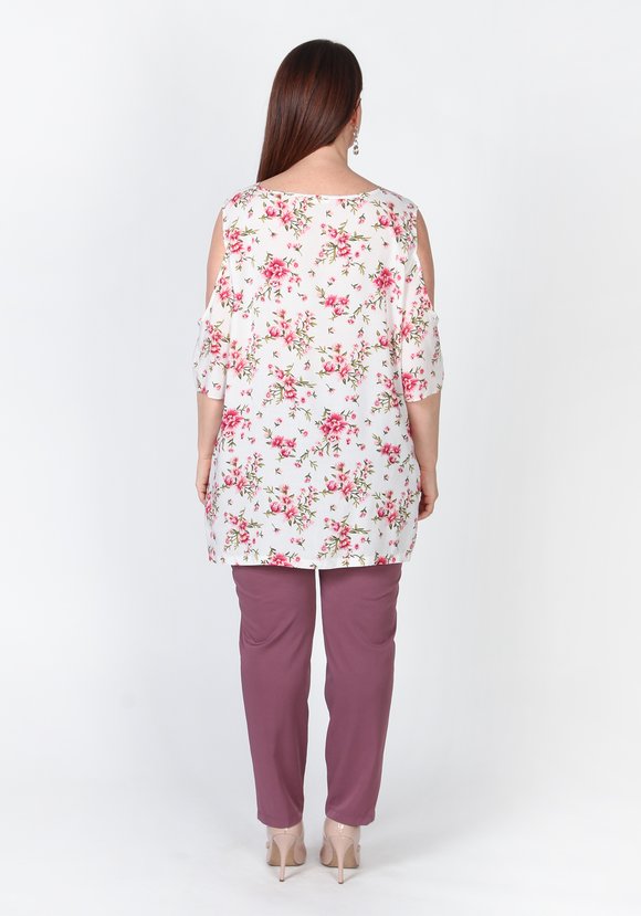 Туника Летний букет шир.  580, рис. 5