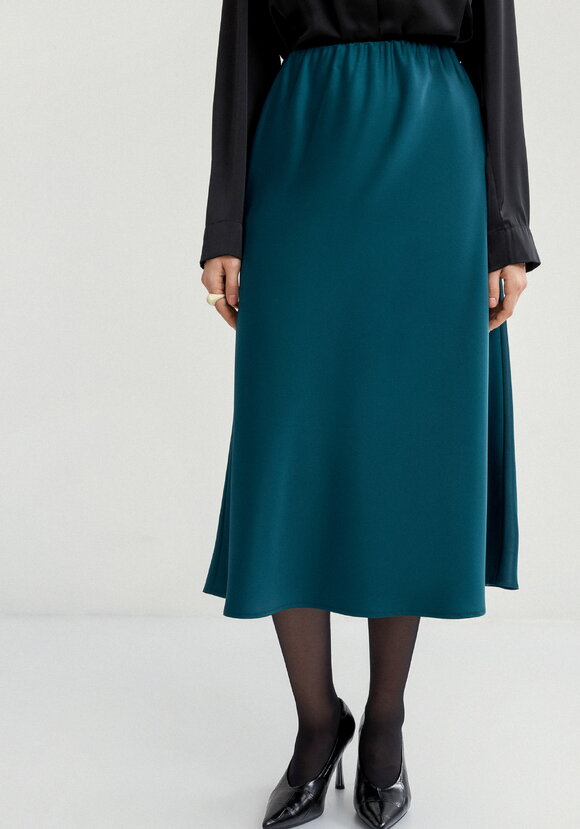 Юбка с резинкой в поясе cвободная шир.  580, рис. 4