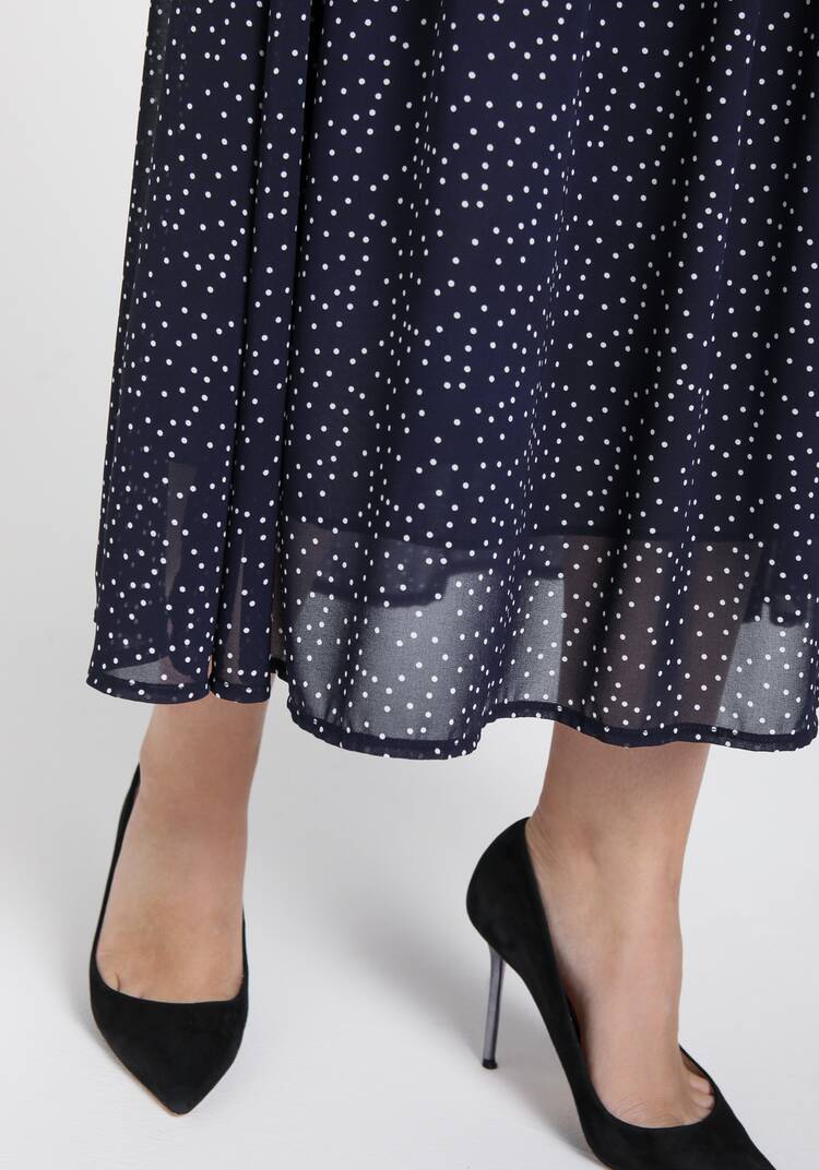 Платье с комбинированной тканью шир.  750, рис. 12