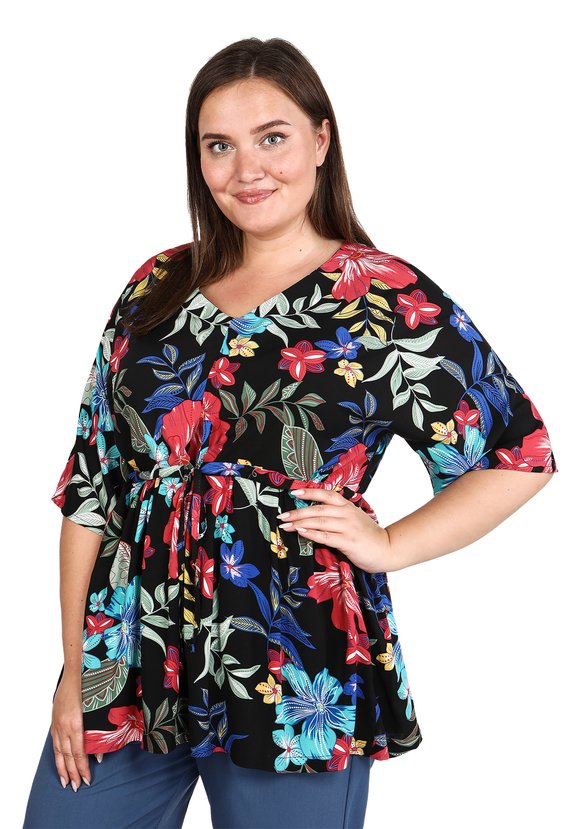 Блуза Яркие Мечты шир.  580, рис. 6