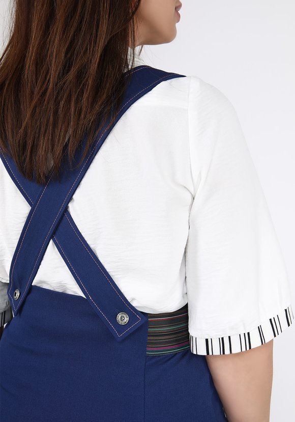 Сарафан джинсовый на пуговицах шир.  580, рис. 8