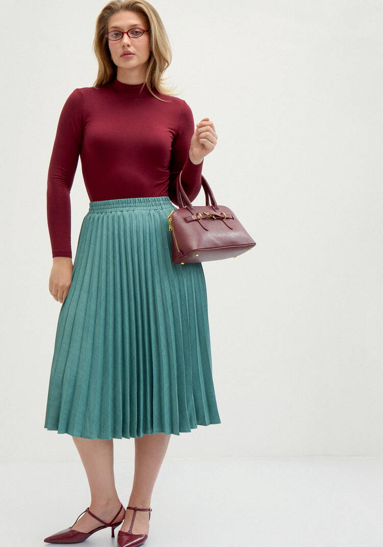 Юбка-гофре прямая Оливия шир.  750, рис. 22