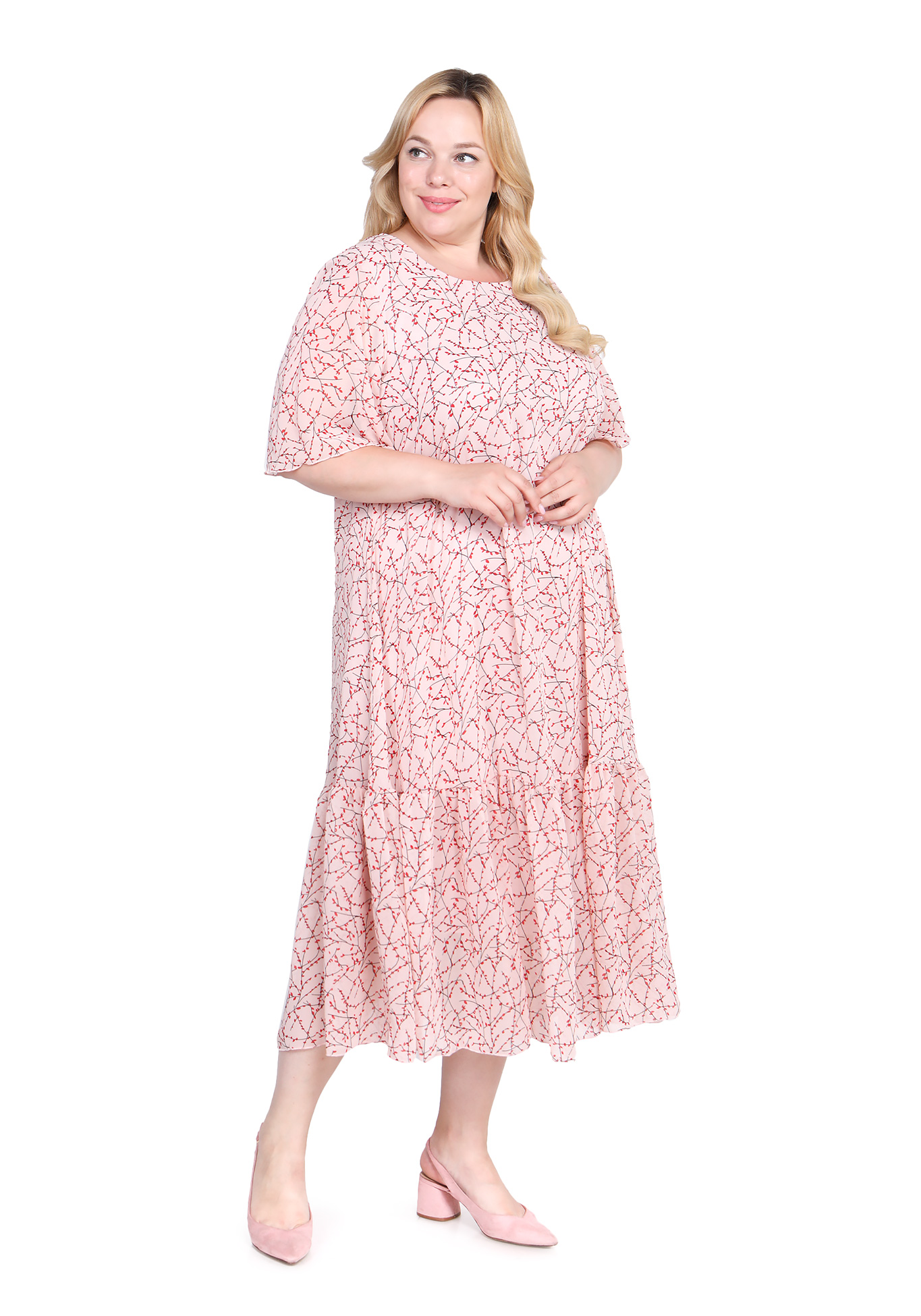 Платье "Идеальный романс" Bianka Modeno, размер 48, цвет фисташковый - фото 6