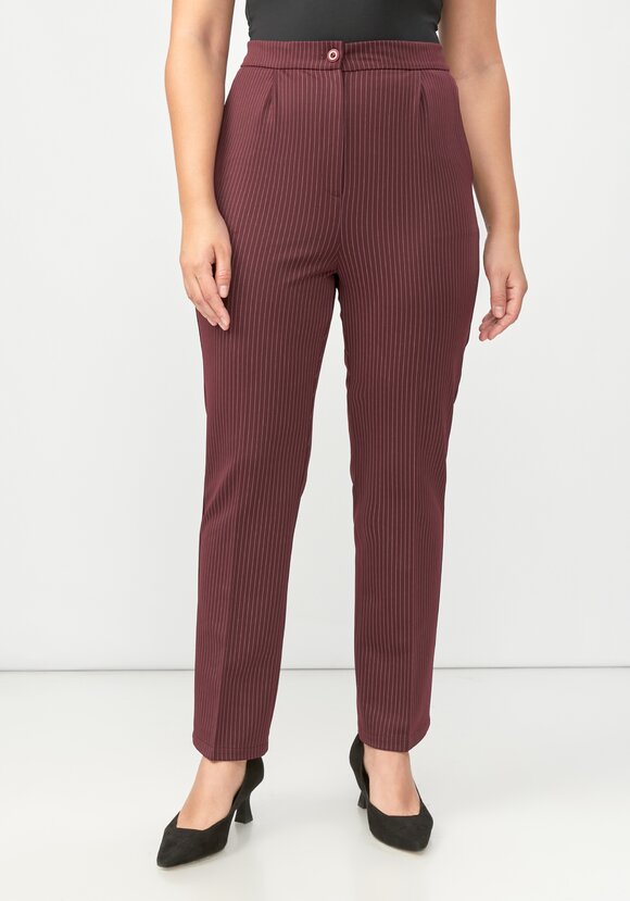 Брюки в полоску прямые шир.  580, рис. 4