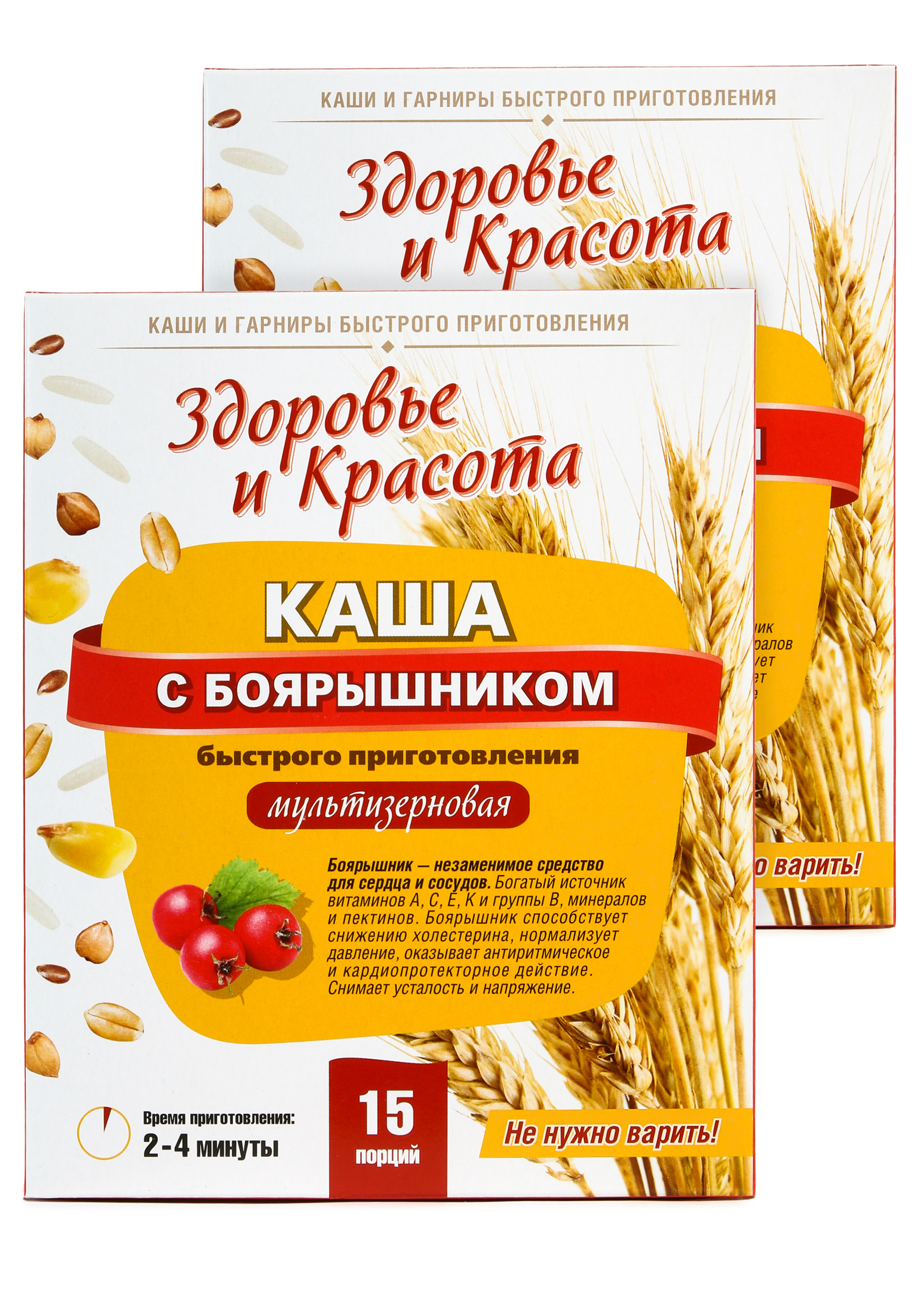 

Каша с боярышником для сердца, 2 шт.