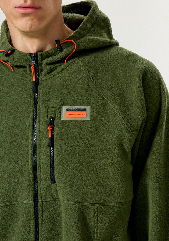 Толстовка с капюшоном и карманами на молнии шир.  580, рис. 6