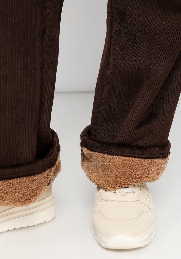 Брюки на меху велюровые Миранда шир.  580, рис. 12