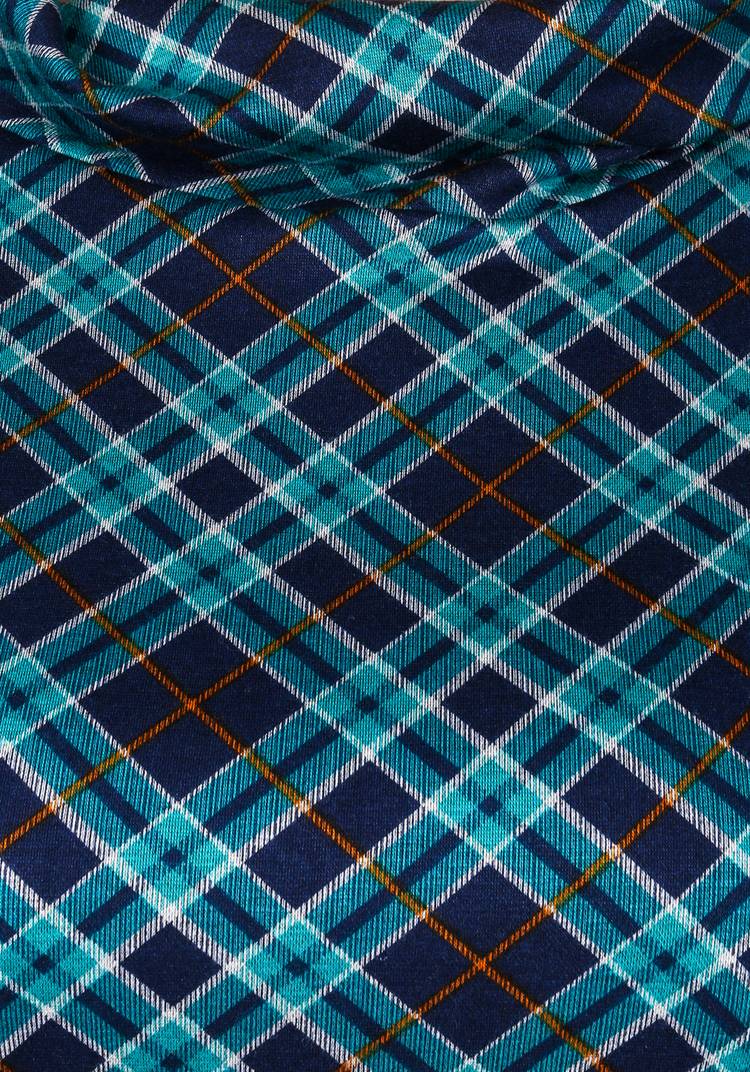 Платье в клетку с карманами из эко-кожи шир.  750, рис. 10