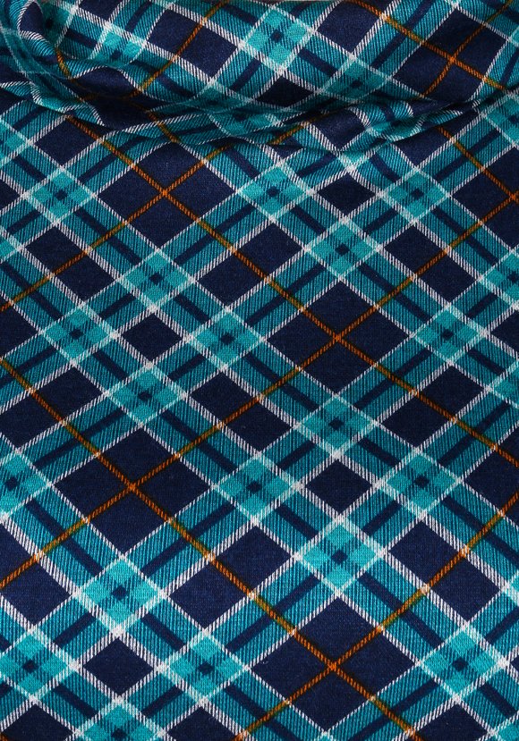 Платье в клетку с карманами из эко-кожи шир.  580, рис. 10