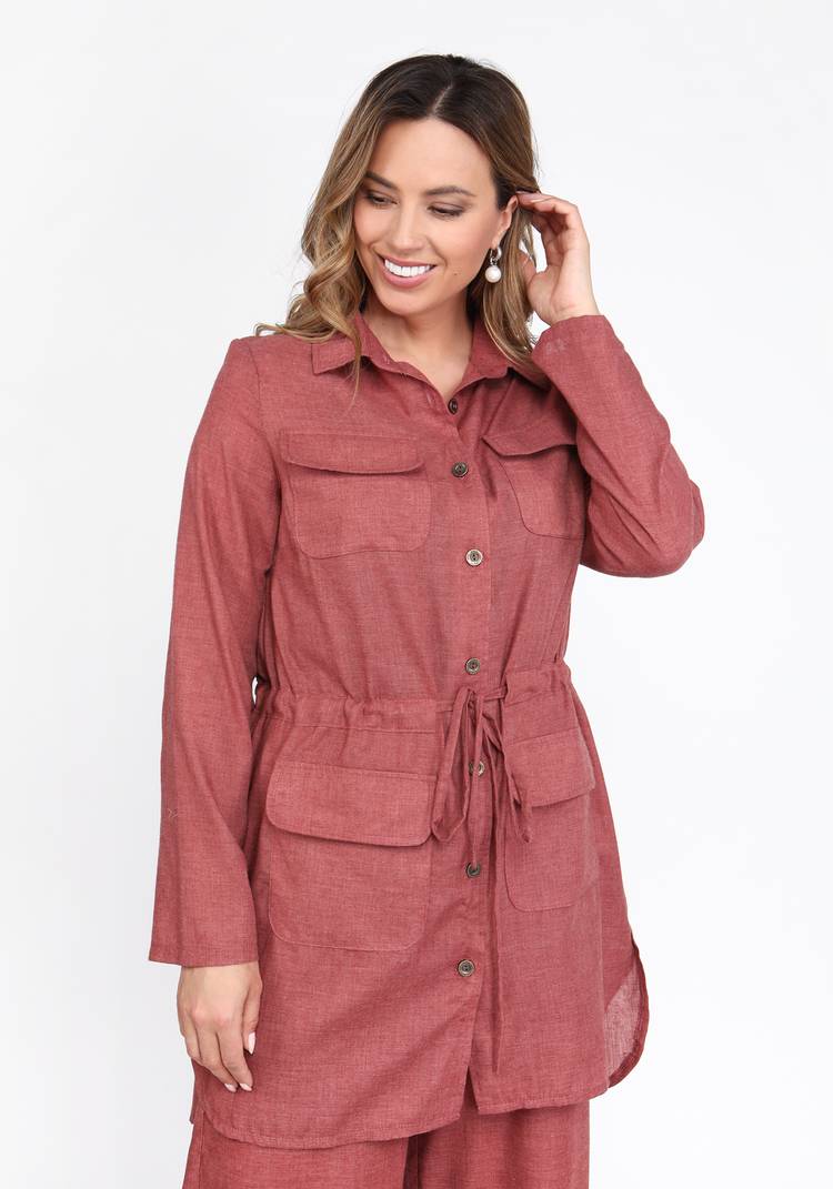 Рубашка удлиненная на кулиске шир.  750, рис. 24